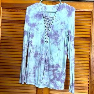 Soft & Sexy American Eagle Purple Tie Dye
